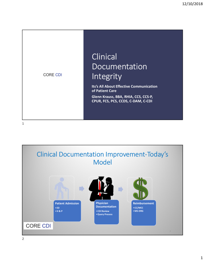 clinical documentation integrity