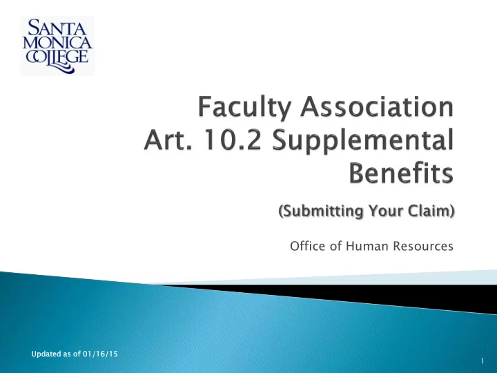 office of human resources