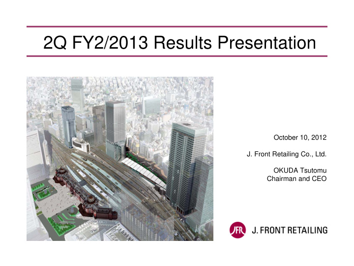 2q fy2 2013 results presentation