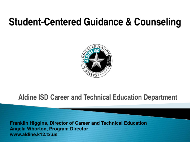 student centered guidance counseling