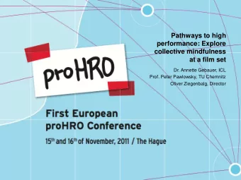 at a film set  Dr. Annette Gebauer, ICL  Prof. Peter Pawlowsky, TU Chemnitz  Oliver Ziegenbalg,