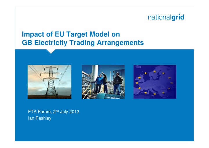 impact of eu target model on gb electricity trading