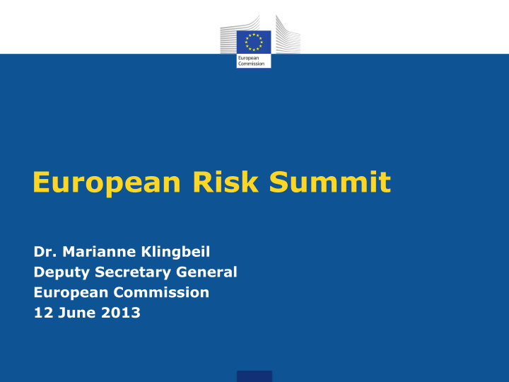 european risk summit