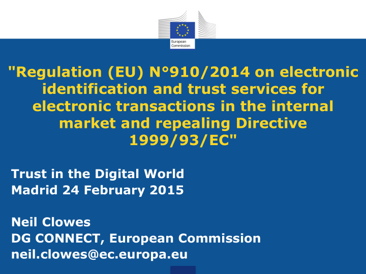 regulation eu n 910 2014 on electronic identification and