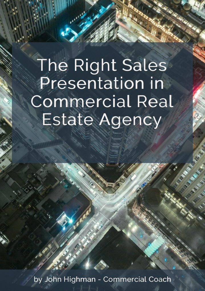 the right sales the right sales presentation in