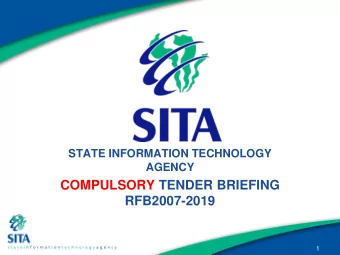 RFB2007-2019  1  DOCUMENTS PROVIDED ON WEB  .  2  BID DOCUMENT (51) pages  3  TECHNICAL SPEC AND