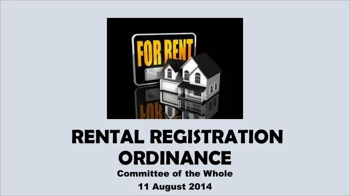 rental registration