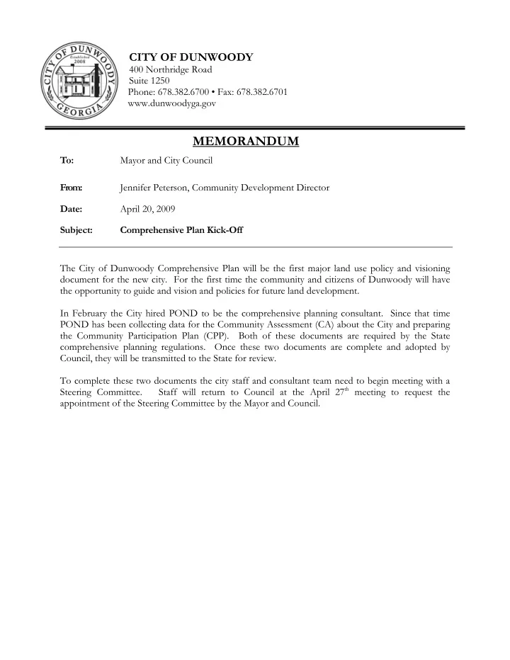 memorandum