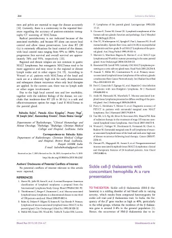 Sickle cell-  thalassemia with  Sickle cell-  thalassemia with  No potential conflicts of