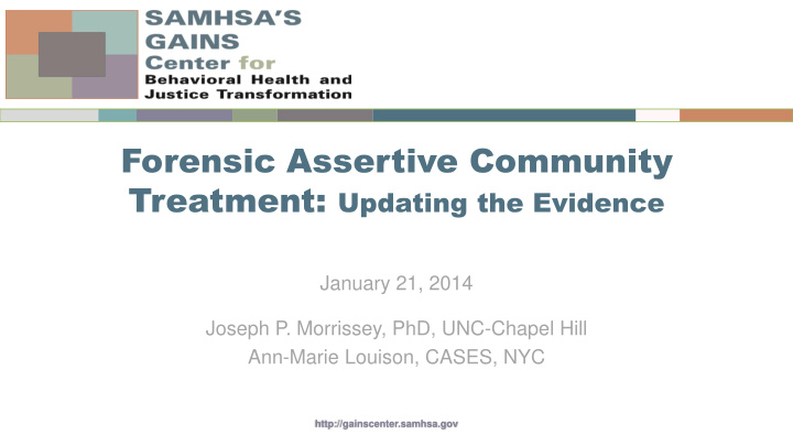 forensic assertive community