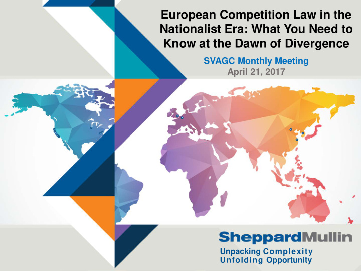 european competition law in the nationalist era what you