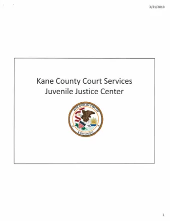 Juvenile Justice Center  (o'  1  3/21/2013  Detention and Challenge  Programs and Services  80 Bed