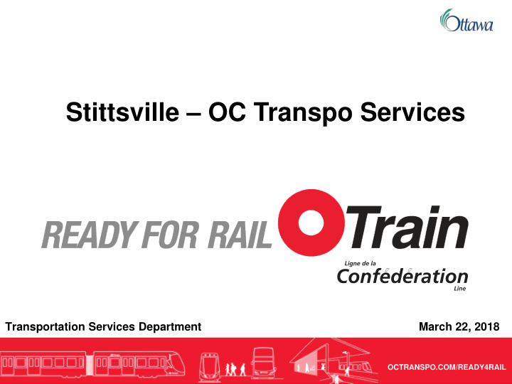 stittsville oc transpo services