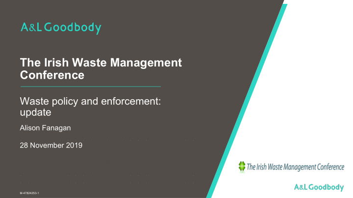 the irish waste management conference