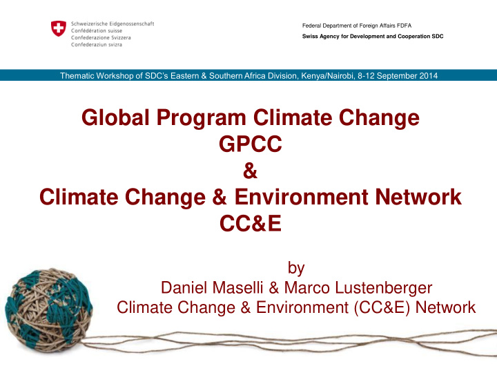 global program climate change