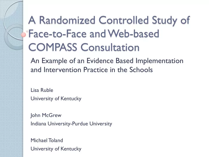 a randomized controlled study of