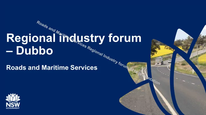 regional industry forum