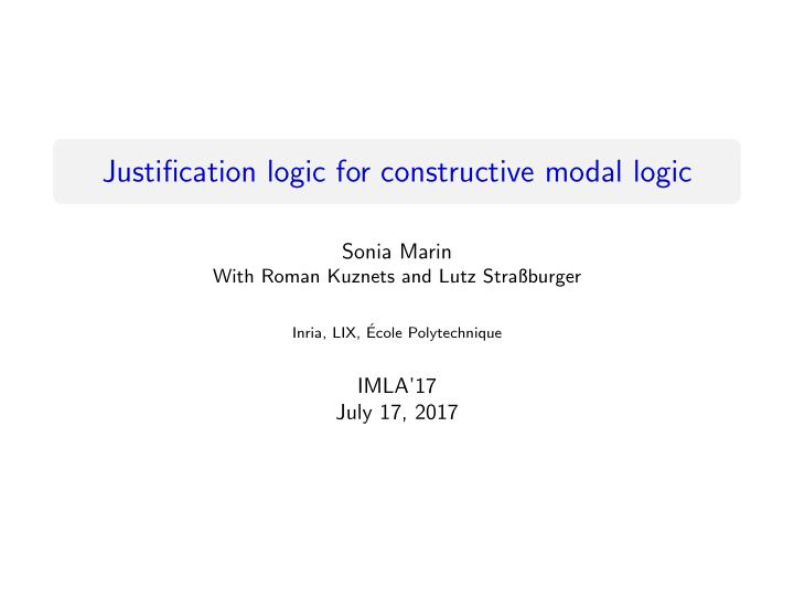 justification logic for constructive modal logic