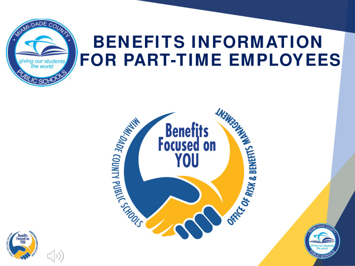 benefits information for part time employees benefits