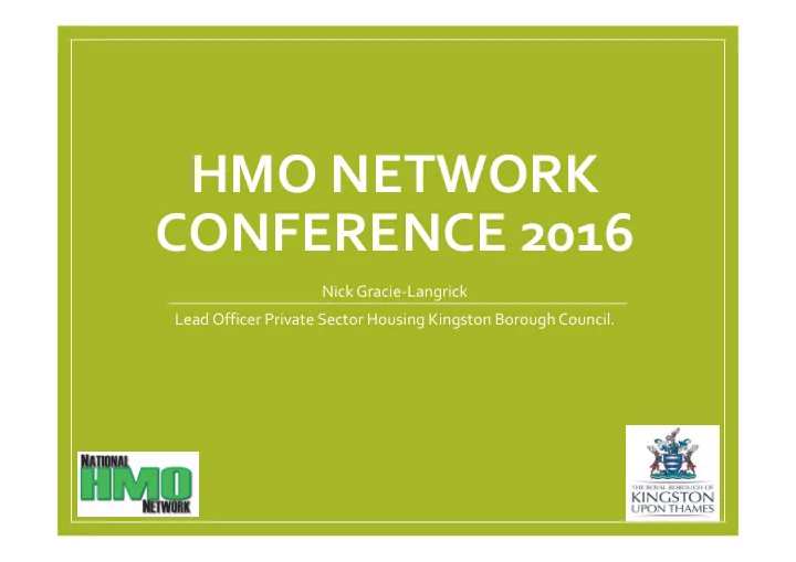 hmo network conference 2016