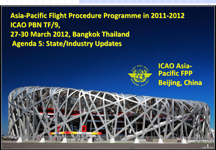 asia pacific flight procedure programme in 2011 2012