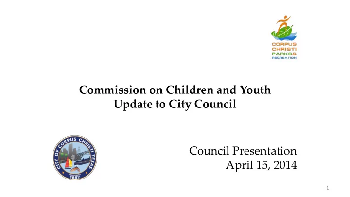 update to city council