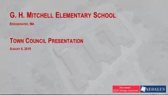 S CHEMATIC D ESIGN | N EW C ONSTRUCTION  STUDY OPTION C6.1  On April 10, 2019 the MSBA
