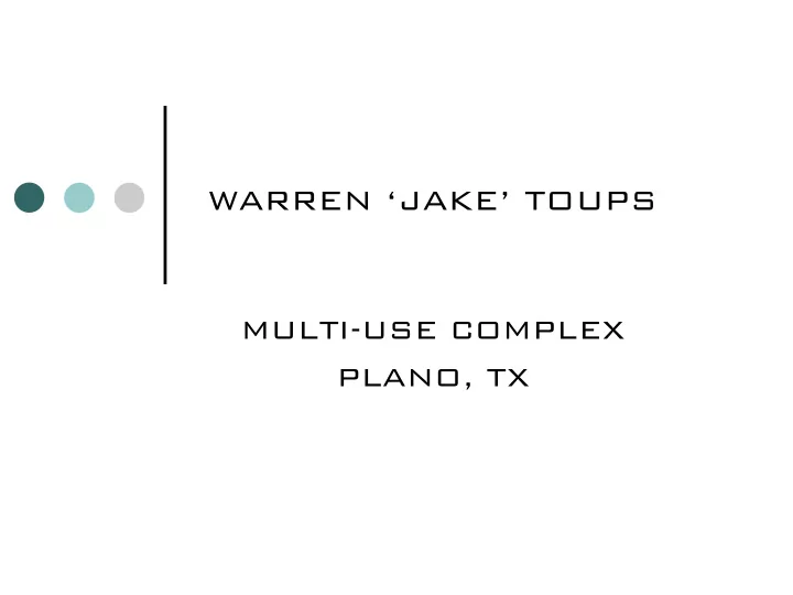 warren jake toups