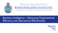 business intelligence advancing organisational
