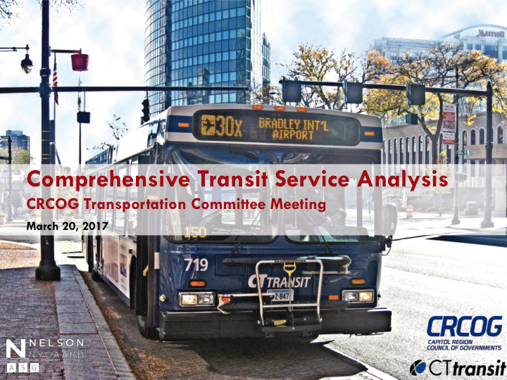 comprehensive transit service analysis