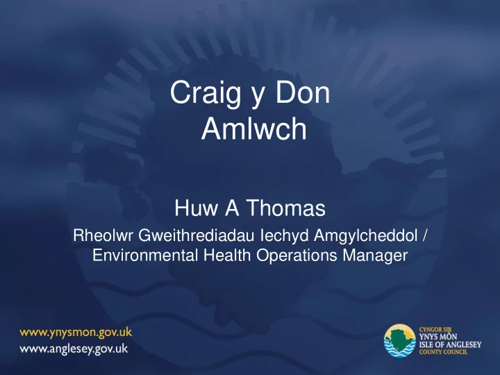 craig y don