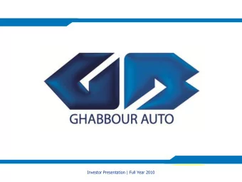 GB Auto  1 GB Auto is optimistic about Egypts future  Needless to say, events of the past