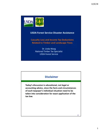 Disclaimer  Todays discussion is educational, not legal or  accounting advice, since the facts