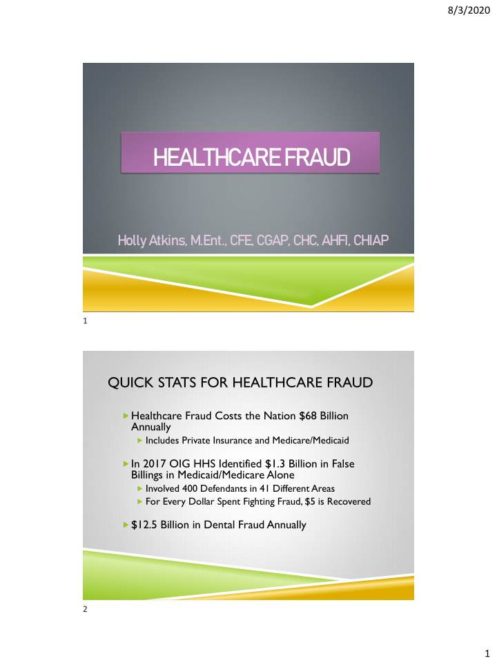 healthcare fraud