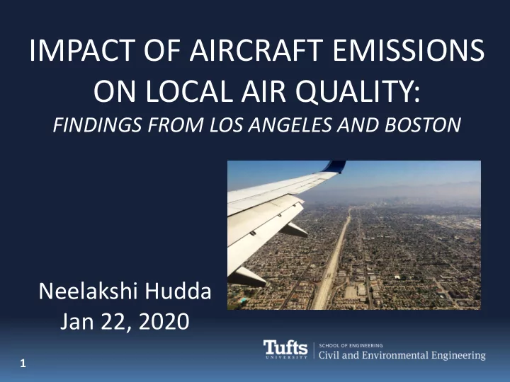 impact of aircraft emissions