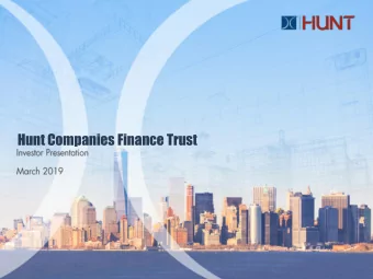 Hunt Companies Finance Trust                          logo