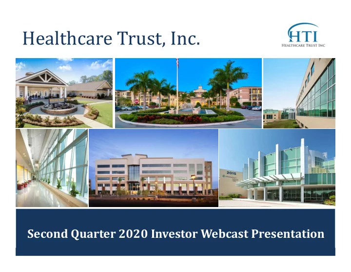 healthcare trust inc