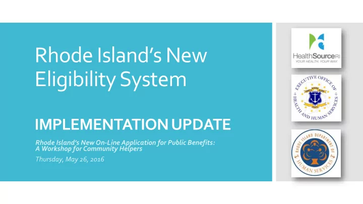 eligibility system