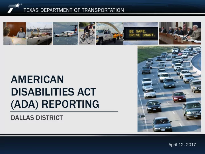american disabilities act ada reporting