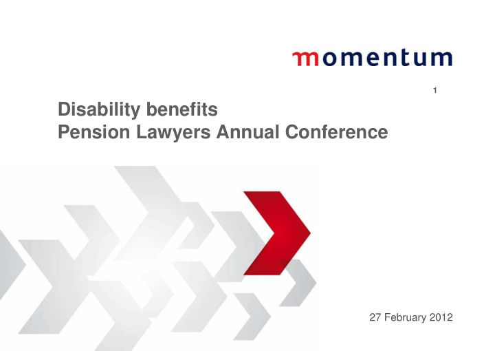 disability benefits pension lawyers annual conference