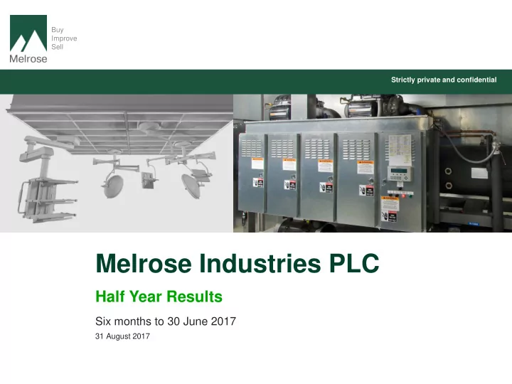 melrose industries plc