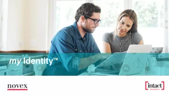 my Identity  TM  2 my Identity  Learning objectives  In this overview, you will learn about: