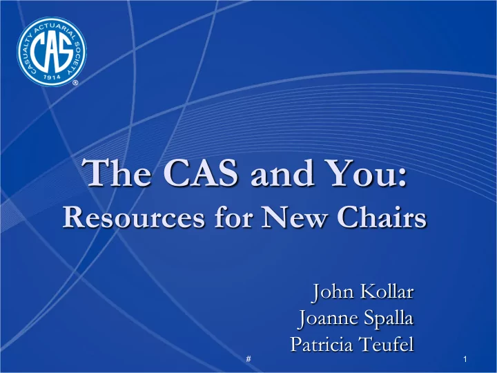 the cas and you