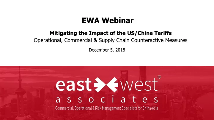 ewa webinar