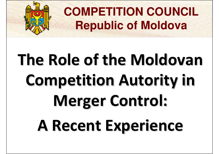 the r role of the moldovan ole of the moldovan the