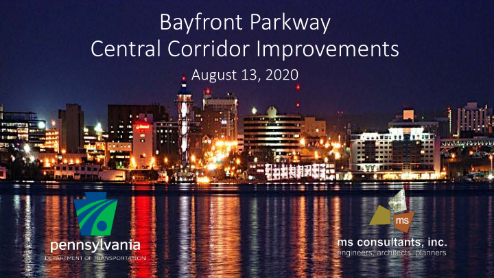 bayfront parkway central corridor improvements
