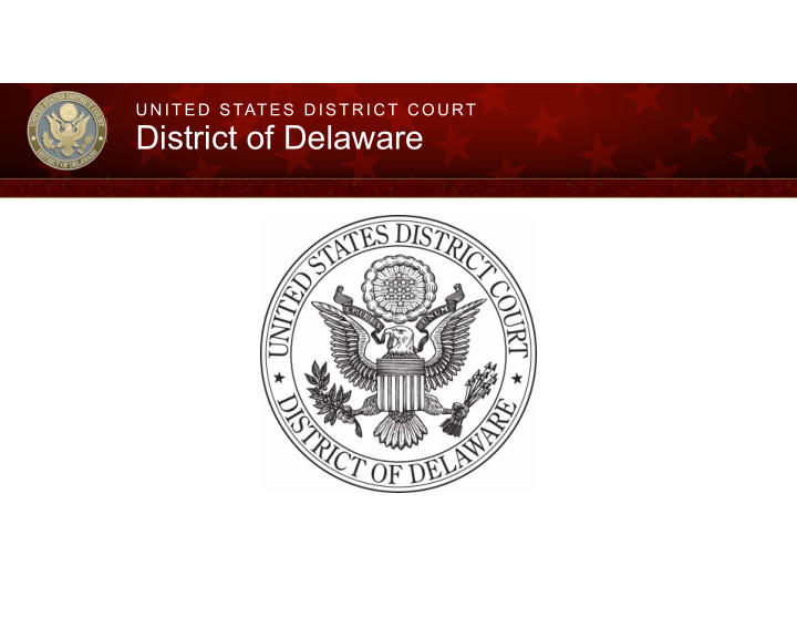 district of delaware overall weighted caseload