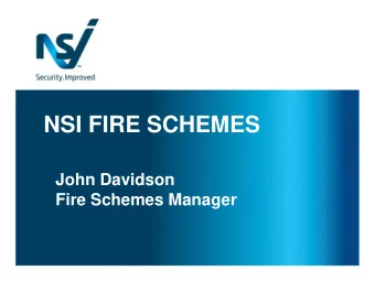 WHY?  WHY does the END USER require TPC  fire schemes?  WHY do companies require TPC fire