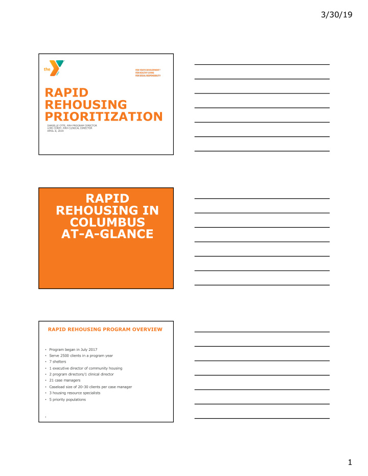 rapid rehousing prioritization