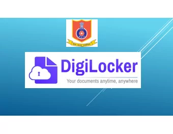 Digi Locker Account Creation Process  Account  Created  Go to DigiLocker  Successfully